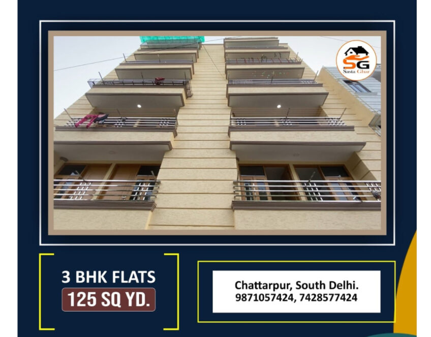 3 BHK flat in chattarpur South Delhi Image