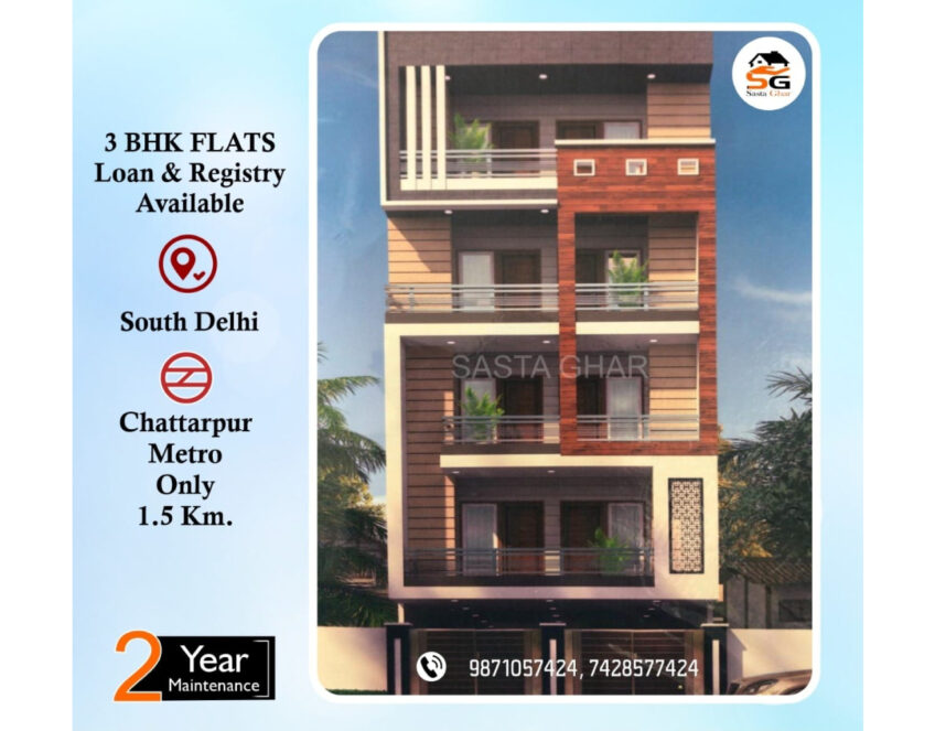 Registry flats for sale in Chattarpur Image
