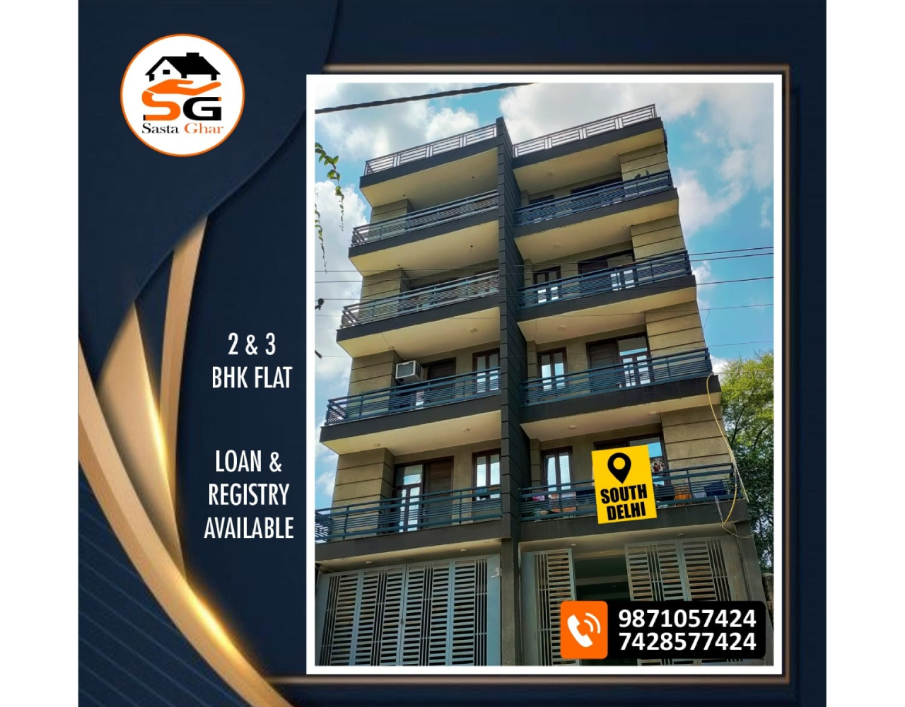 2 BHK Flats in Mandi Chattarpur