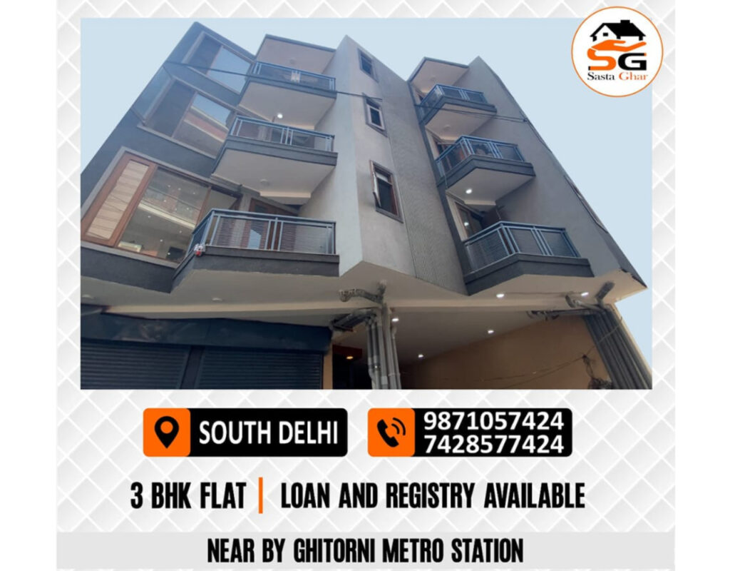 3 BHK Flats in Ghitorni Delhi 3 BHK Flats in South Delhi