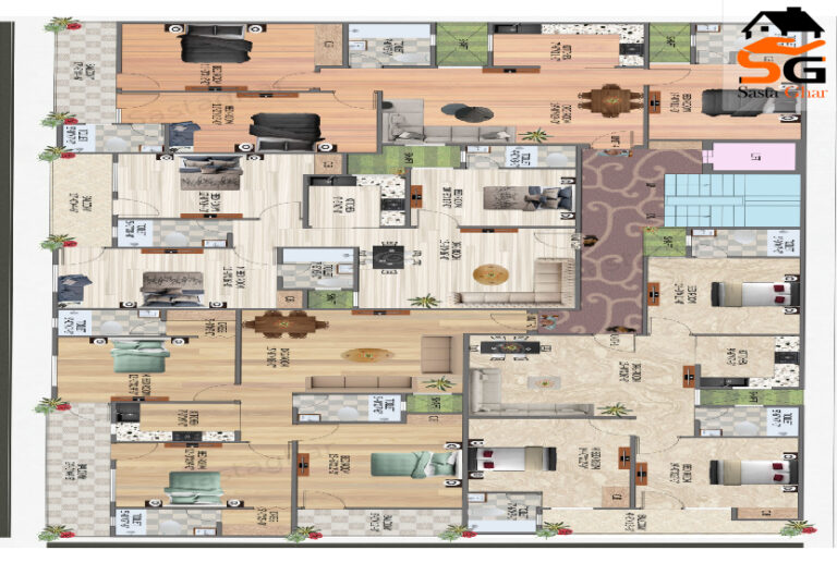 3 BHK flat Chattarpur Enclave Phase 3 BHK Flats in Chattarpur South