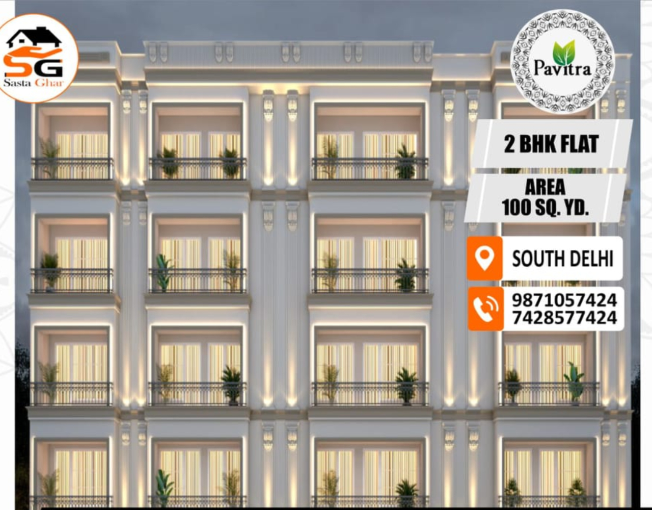 Pavitra 2 BHK Flats South Delhi