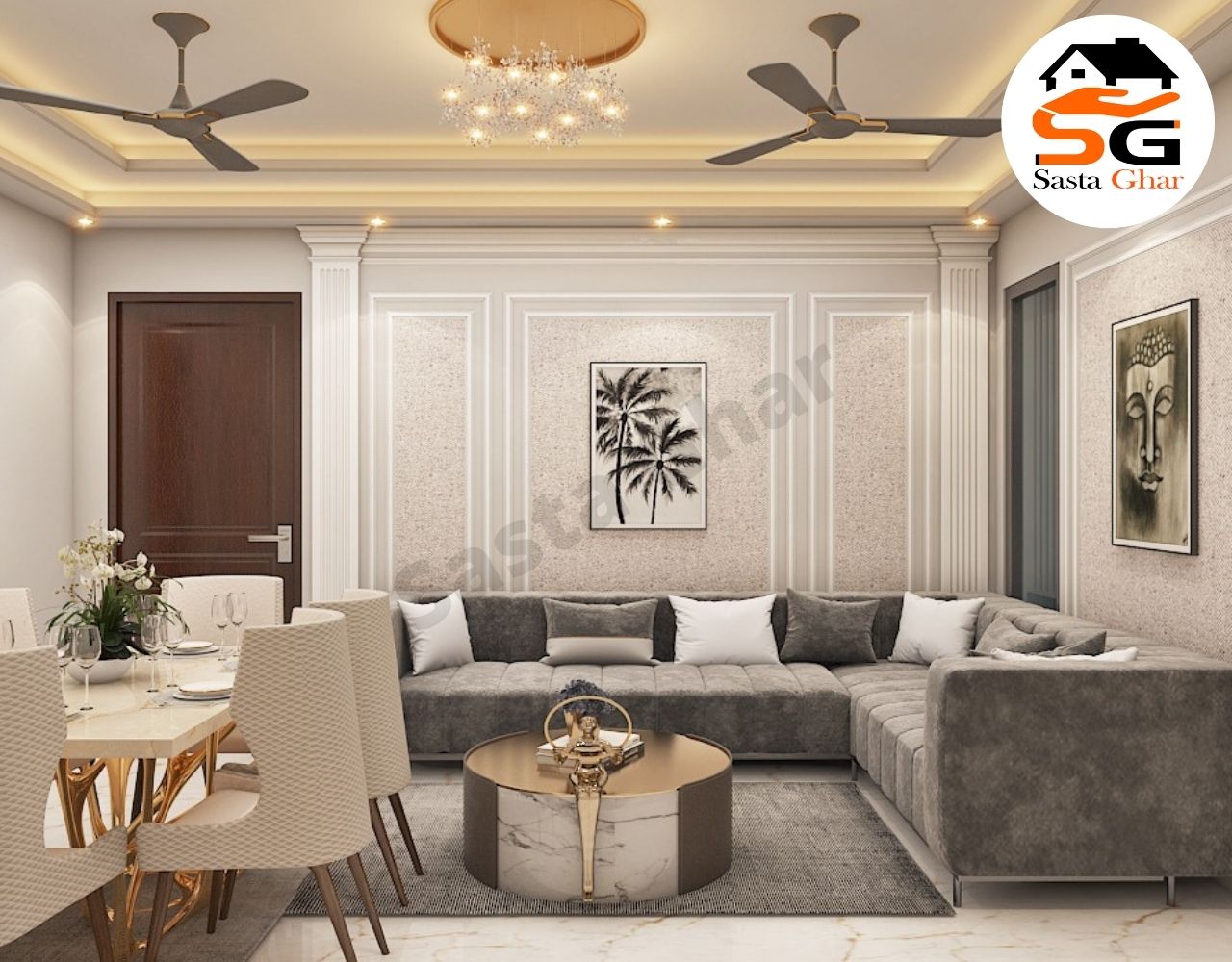 2 BHK spacious flat in South Delhi