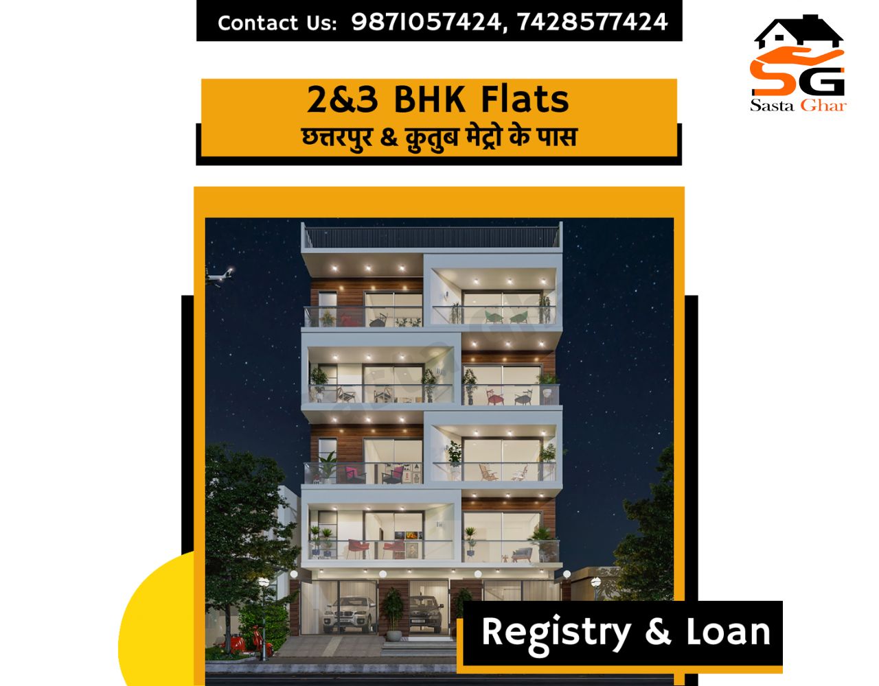 2 & 3 BHK Flat In South Delhi