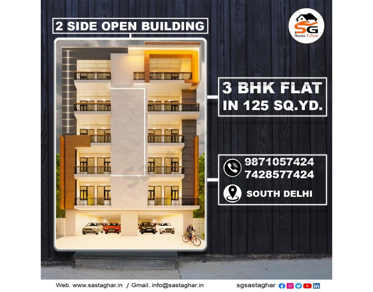 3BHK Flat In Chattarpur New Delhi