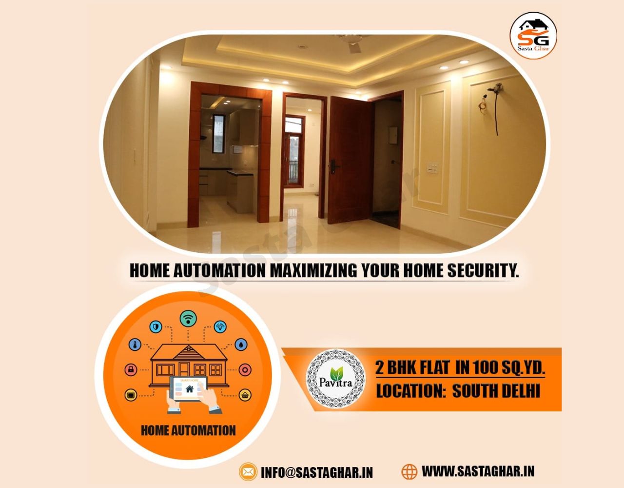 2 BHK Pavitra Flat In Delhi