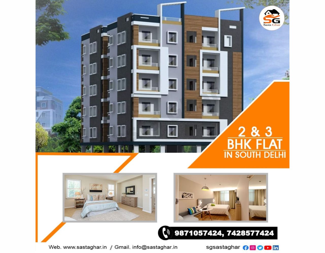 3BHK Flat In South Delhi