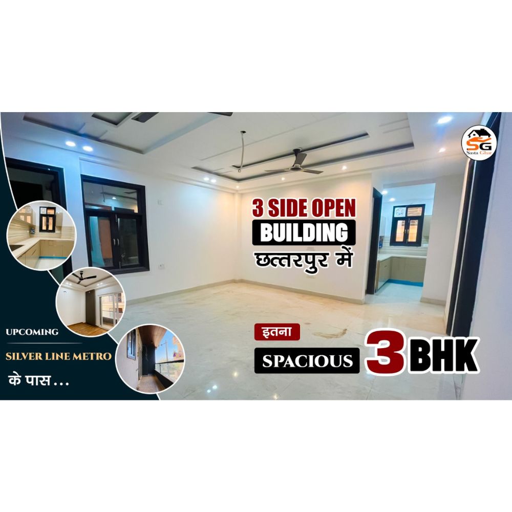 3BHK Nearby Metro In Chattarpur