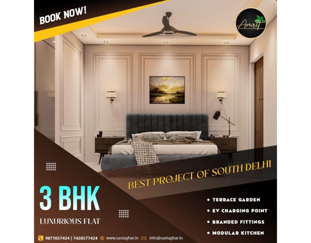 3 BHK Apartment For Sale In South Delhi