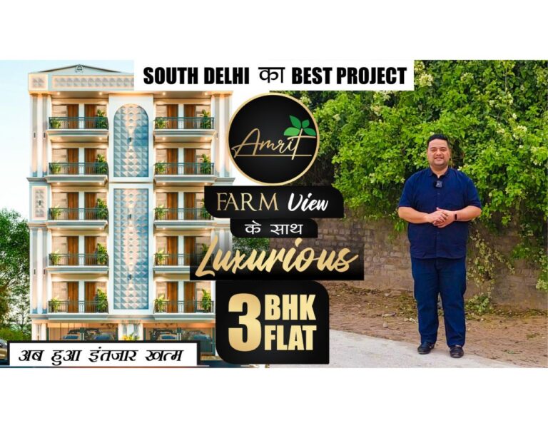 3 BHK Flat Under 60 lakhs In South Delhi Flats in South Delhi