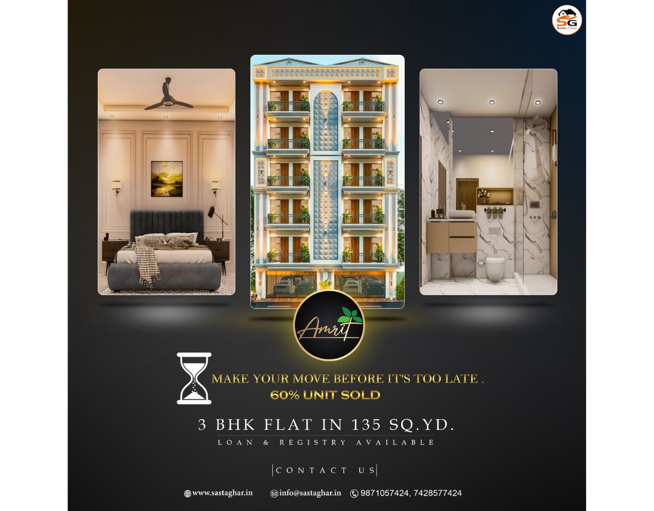 Flat Near South Asian University Delhi