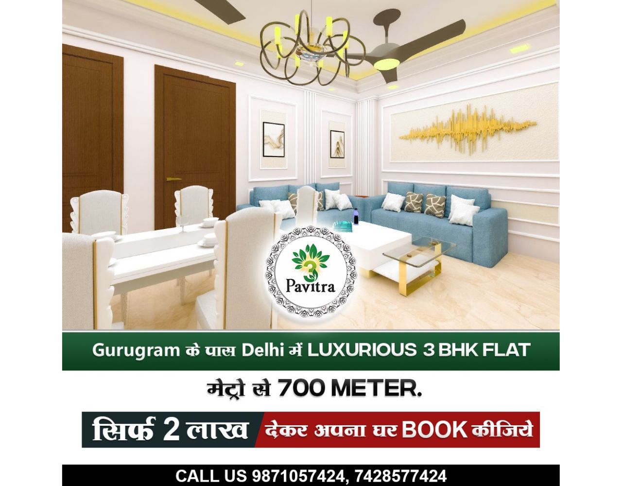 3BHK Flats Near MG Road