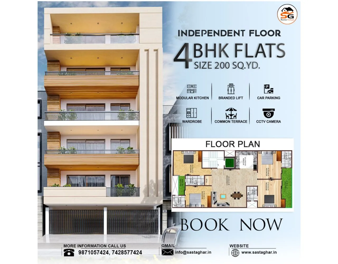 3BHK Independent Floor In Delhi