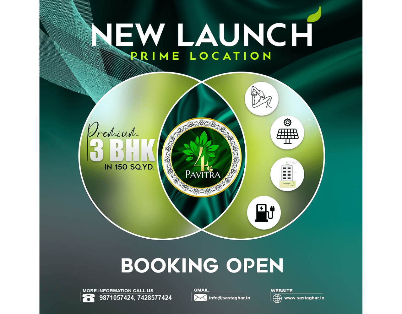 new 3 bhk projetcs in South Delhi