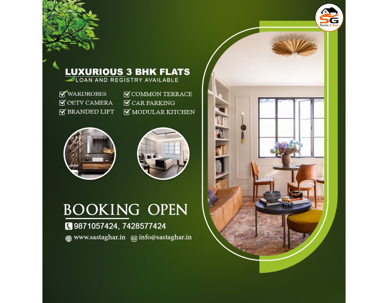 3BHK Apartment Near Metro In Delhi