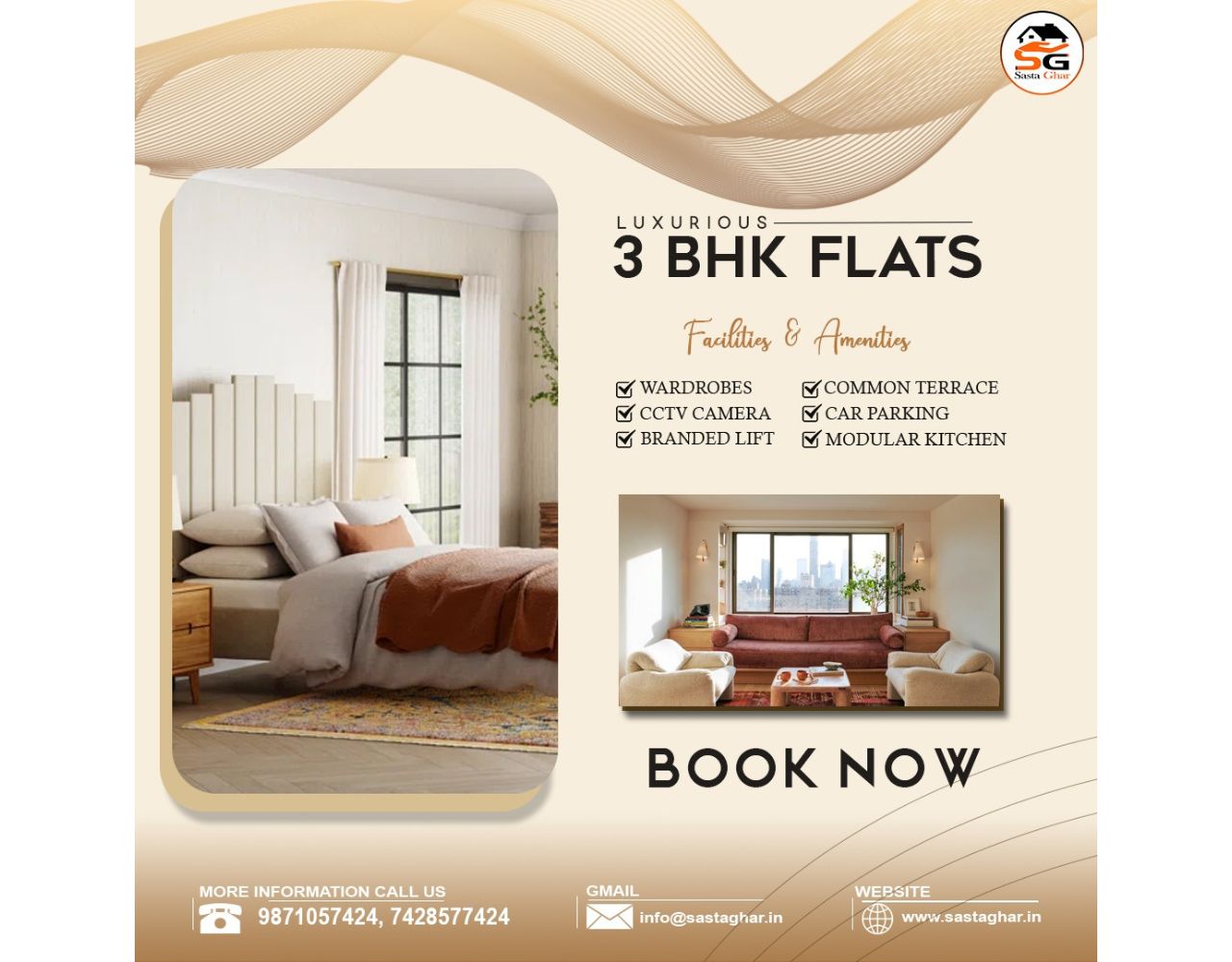 2 & 3 BHK Flat Price