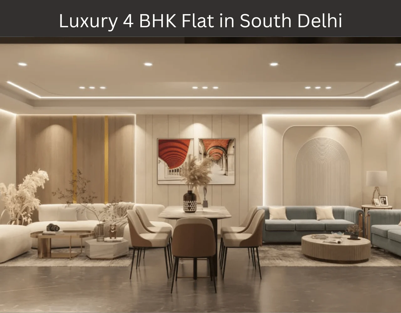 Luxury 4 BHK Flat in South Delhi