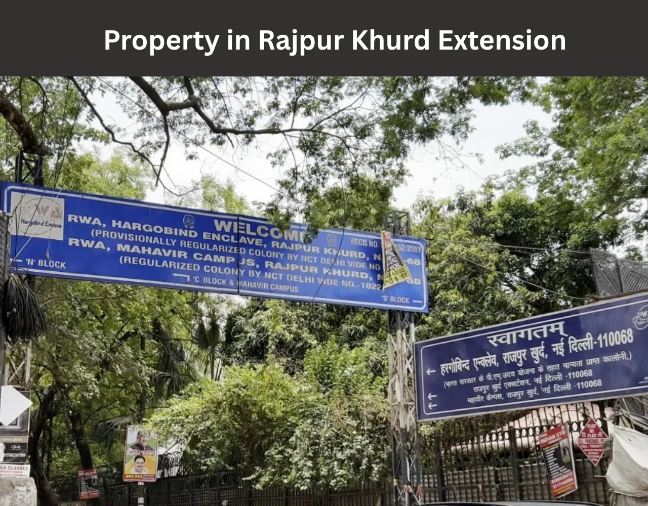 Property in Rajpur Khurd Extension